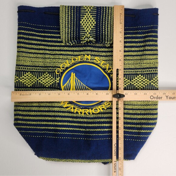 Golden State Warriors Backpack Hippe Bag Carrying Tote Basketball NBA SF Bridge - Picture 8 of 9